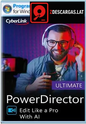 🥇CyberLink PowerDirector Ultimate (2026) Full ✅ Español – Mediafire | Mega icon