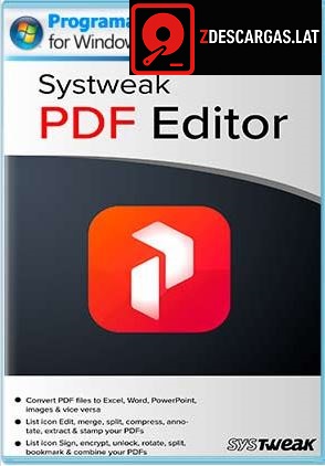 🥇Systweak PDF Editor (2024) Full ✅ Español – Mediafire | Mega icon